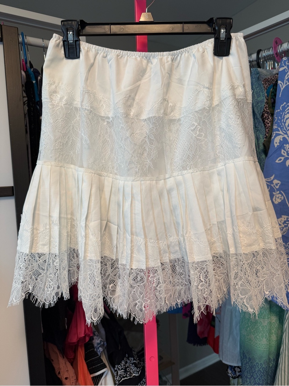 Amazon Lace Mini Slip Skirt – Women’s Size Large